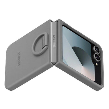 Samsung Silicone Ring Case for Galaxy Z Flip7FE / Flip6 - Grey